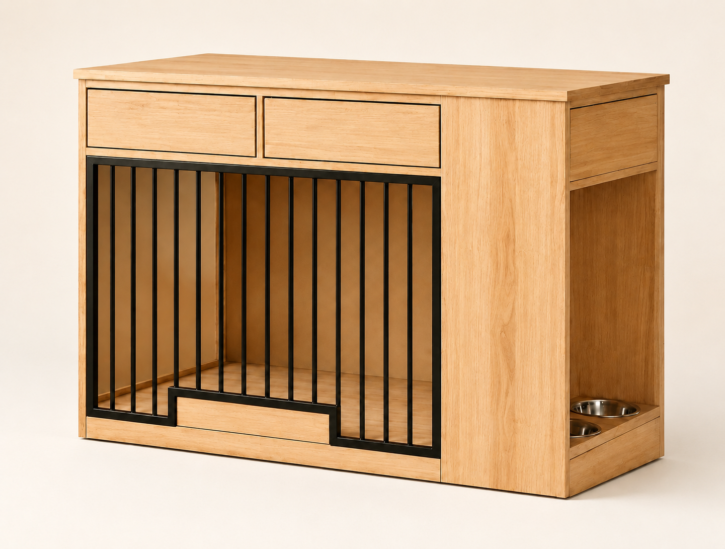 Canis Luxe Entry Table — Oak